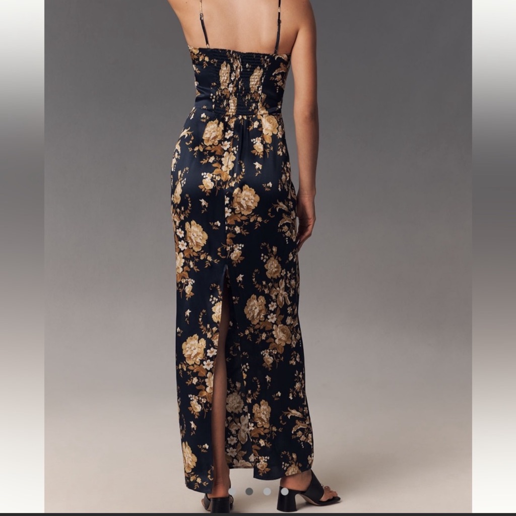 Nwt Reformation Frankie Silk Dress Divinity
